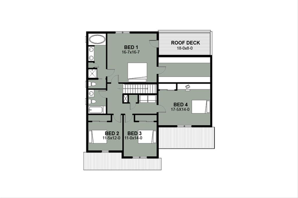 Farmhouse Style House Plan 4 Beds 2 5 Baths 2515 Sq Ft Plan 497 5 Houseplans Com