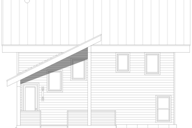 Home Plan - Exterior - Front Elevation 3 for Contemporary House Plan #932-1136 - 2 bed, 2 bath