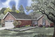 Ranch Style House Plan - 3 Beds 2 Baths 1462 Sq/Ft Plan #17-2838 Exterior 