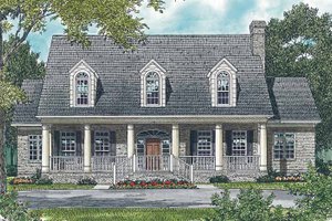 Dream House Plan - Exterior - Front Elevation for Classical House Plan #453-427 - 5 bed, 3.5 bath