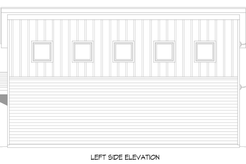Architectural House Design - Exterior - Other Elevation for Contemporary House Plan #932-712 - 2 bed, 1 bath