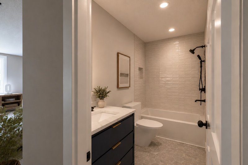 House Blueprint - Interior - Bathroom for Barndominium House Plan #1064-495 - 3 bed, 2.5 bath