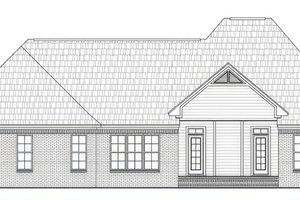 Exterior - Rear Elevation for Farmhouse House Plan #21-548 - 3 bed, 2.5 bath