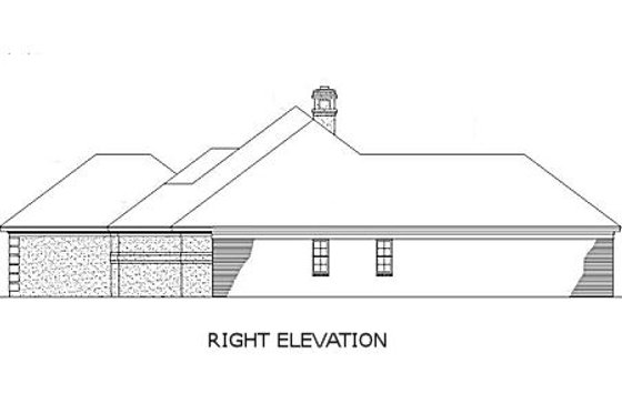 Exterior - Other Elevation for Traditional House Plan #45-138 - 3 bed, 2 bath