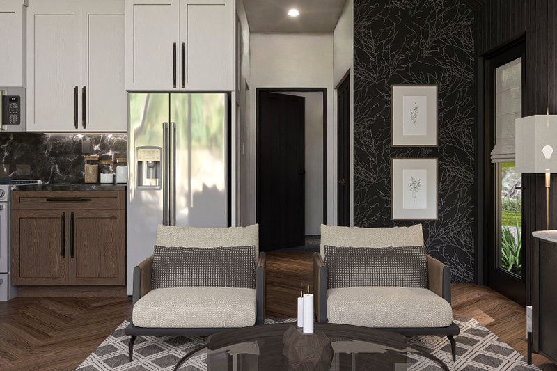 House Design - Interior - Entry for Modern House Plan #455-428 - 1 bed, 1 bath
