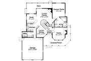 Traditional Style House Plan - 3 Beds 2.5 Baths 2110 Sq/Ft Plan #124-109 
