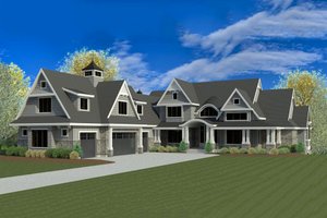 Dream House Plan - Craftsman Exterior - Front Elevation Plan #920-42