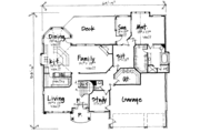 European Style House Plan - 5 Beds 3.5 Baths 4056 Sq/Ft Plan #308-191 