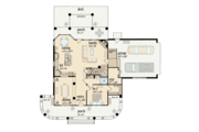 Modern Style House Plan - 4 Beds 3 Baths 2586 Sq/Ft Plan #36-217 