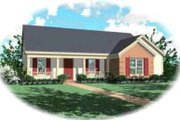 Traditional Style House Plan - 4 Beds 2 Baths 1412 Sq/Ft Plan #81-492 