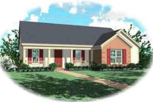 Traditional Exterior - Front Elevation Plan #81-492