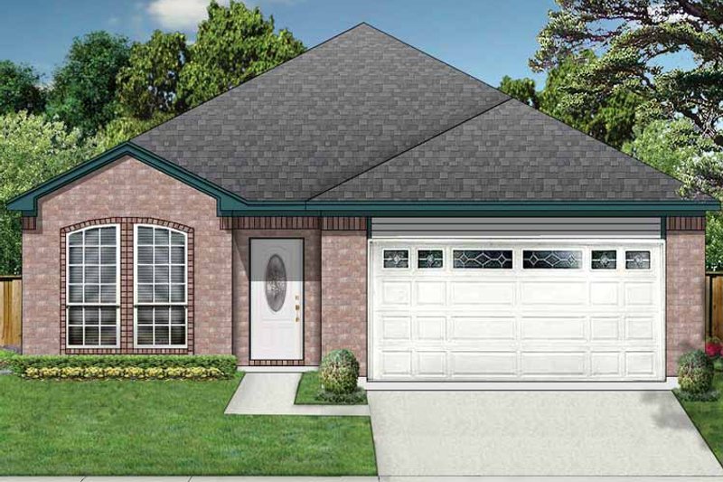 Home Plan - Exterior - Front Elevation 3 for Traditional House Plan #84-674 - 3 bed, 2 bath
