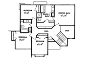 Traditional Style House Plan - 4 Beds 2.5 Baths 2003 Sq/Ft Plan #405-256 