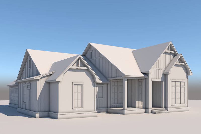 Architectural House Design - Exterior - Front Elevation 9 for Farmhouse House Plan #430-329 - 3 bed, 2.5 bath