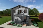 Contemporary Style House Plan - 2 Beds 2 Baths 1187 Sq/Ft Plan #126-292 