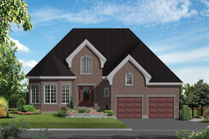House Blueprint - Exterior - Front Elevation for European House Plan #25-4863 - 2 bed, 1 bath