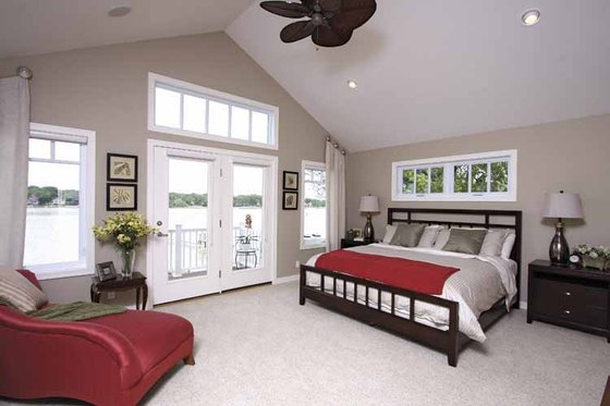 Interior - Bedroom for Traditional House Plan #928-44 - 4 bed, 3 bath