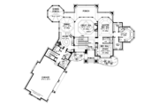European Style House Plan - 5 Beds 5.5 Baths 4284 Sq/Ft Plan #929-896 