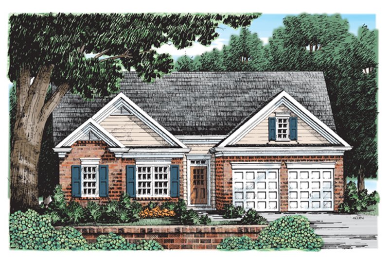 Home Plan - Ranch Exterior - Front Elevation Plan #927-180