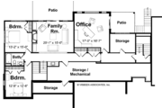 Cottage Style House Plan - 3 Beds 2.5 Baths 3473 Sq/Ft Plan #928-52 