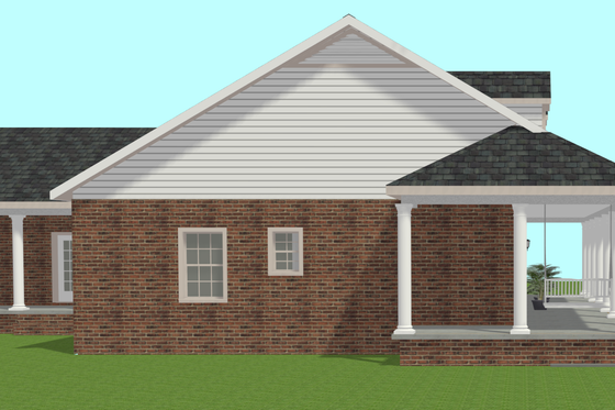 Exterior - Other Elevation for Country House Plan #44-196 - 3 bed, 2 bath