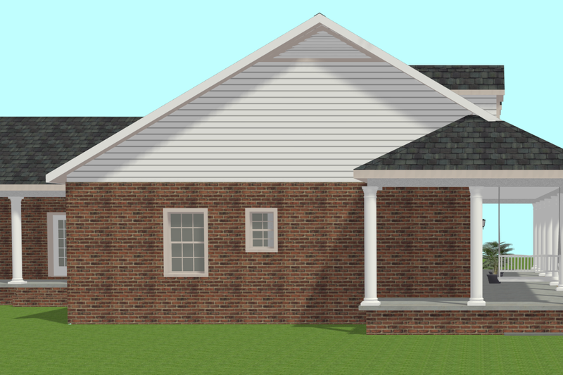 Home Plan - Exterior - Other Elevation for Country House Plan #44-196 - 3 bed, 2 bath