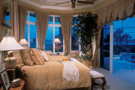 Interior - Bedroom for Mediterranean House Plan #930-187 - 4 bed, 4.5 bath