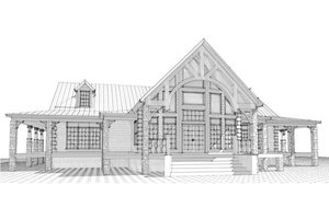 Craftsman Exterior - Front Elevation Plan #63-342
