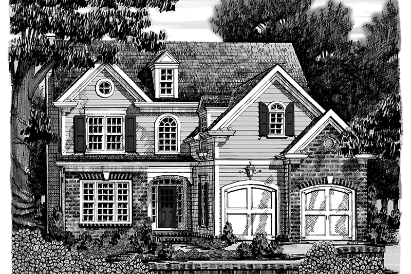 Home Plan - Exterior - Front Elevation 3 for Colonial House Plan #927-860 - 4 bed, 3 bath