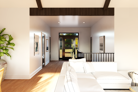 Interior - Entry 1 for Contemporary House Plan #1064-447 - 3 bed, 3.5 bath