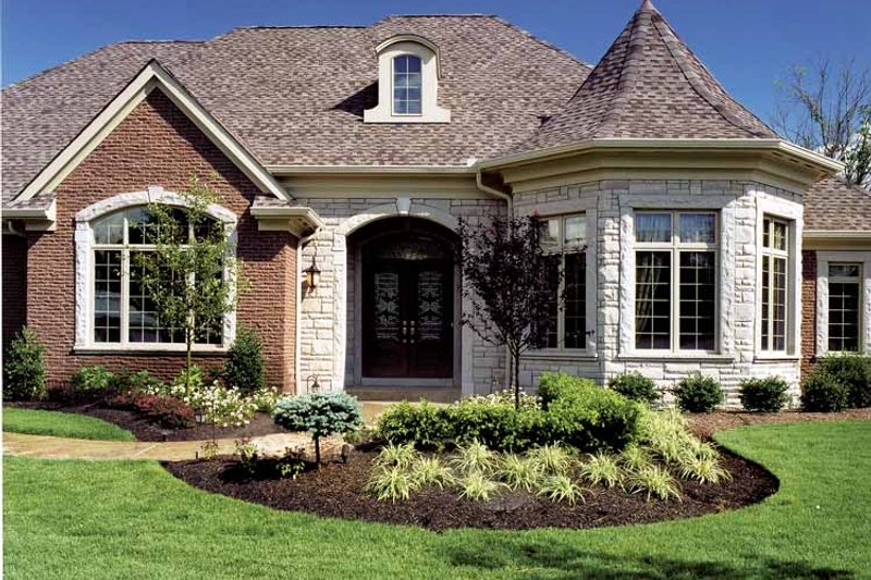 Architectural House Design - Exterior - Front Elevation 3 for Country House Plan #46-740 - 3 bed, 2 bath