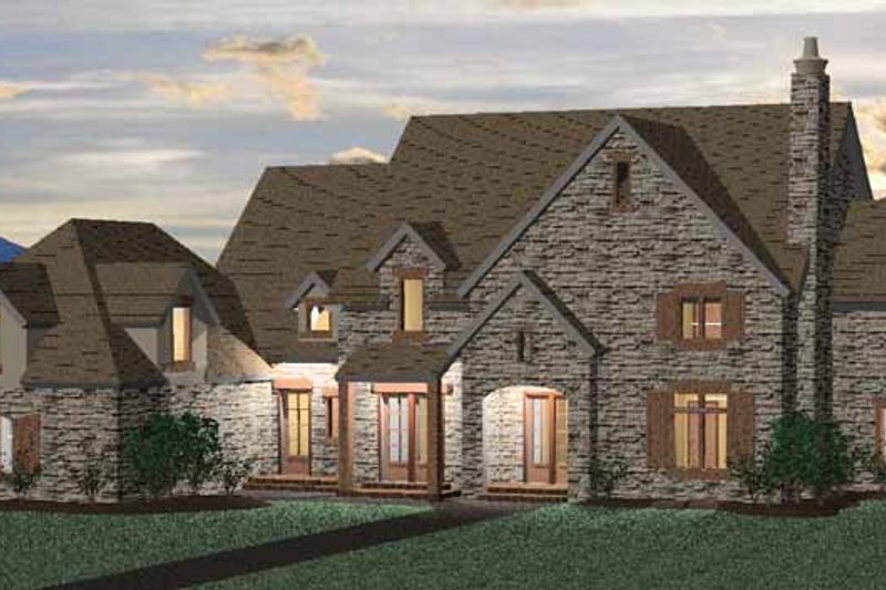 Home Plan - Country Exterior - Front Elevation Plan #937-14
