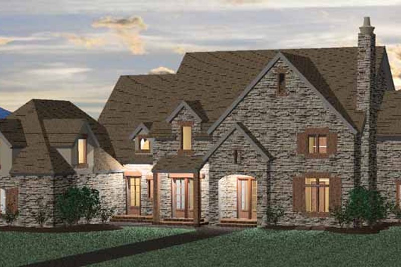 Dream House Plan - Country Exterior - Front Elevation Plan #937-14