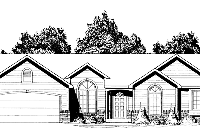 Home Plan - Traditional Exterior - Front Elevation Plan #58-224