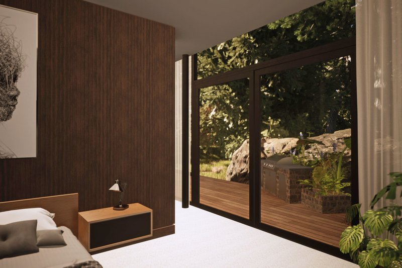 House Plan Design - Interior - Other 10 for Modern House Plan #80-225 - 1 bed, 1.5 bath