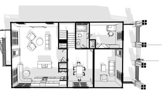 Floor Plan - Other Floor for Craftsman House Plan #461-14 - 4 bed, 3 bath