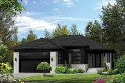 Contemporary Style House Plan - 3 Beds 2 Baths 1588 Sq/Ft Plan #25-4324 
