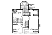 Colonial Style House Plan - 3 Beds 2.5 Baths 2575 Sq/Ft Plan #47-191 