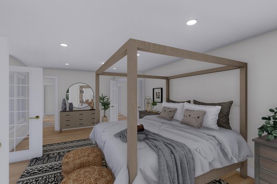 Interior - Master Bedroom 1 for Contemporary House Plan #1060-142 - 3 bed, 2.5 bath