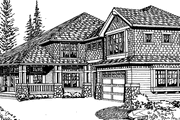 Craftsman Style House Plan - 4 Beds 2.5 Baths 3510 Sq/Ft Plan #132-449 
