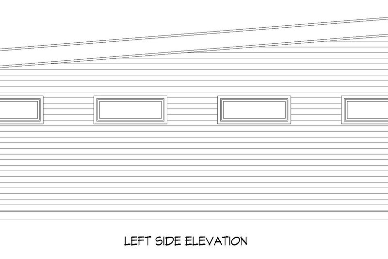 House Blueprint - Exterior - Other Elevation for Contemporary House Plan #932-652, 0 bath