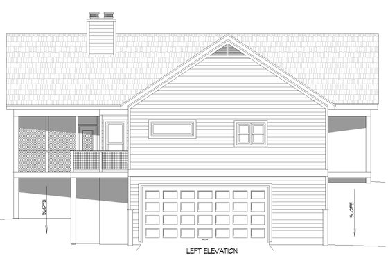 Exterior - Other Elevation for Country House Plan #932-873 - 2 bed, 2 bath