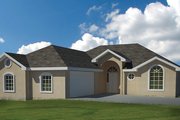 Adobe / Southwestern Style House Plan - 3 Beds 2 Baths 1540 Sq/Ft Plan #1061-19 