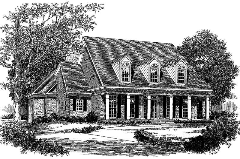 House Blueprint - Classical Exterior - Front Elevation Plan #453-418