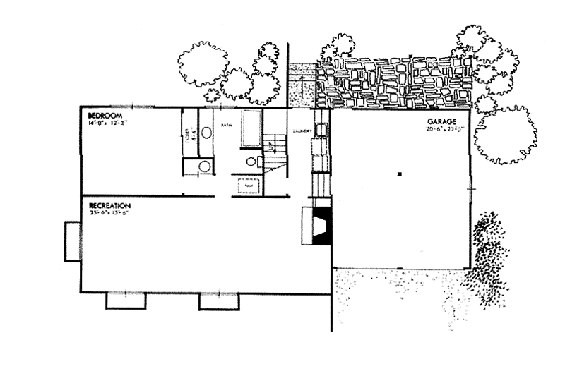 Dream House Plan - Floor Plan - Main Floor for Prairie House Plan #320-1339 - 4 bed, 3 bath
