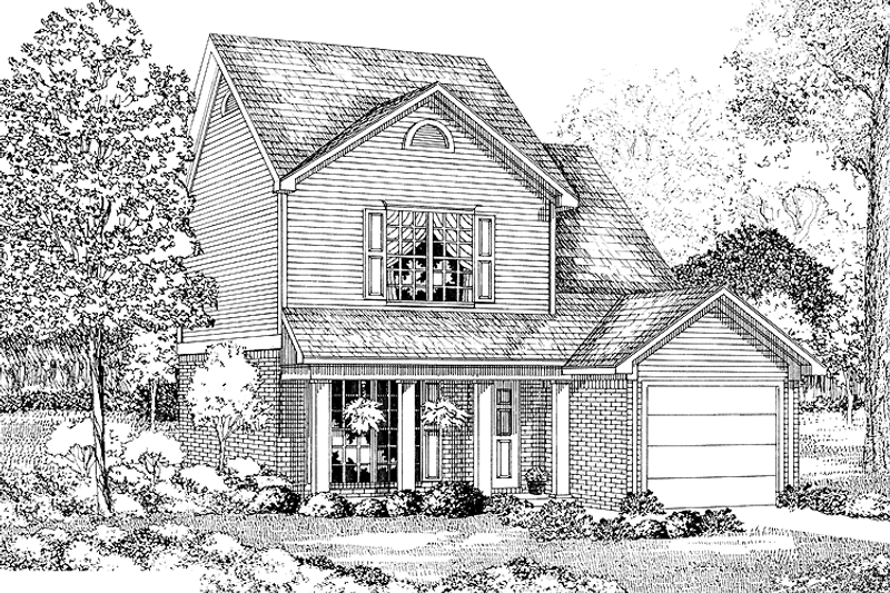 Home Plan - Exterior - Front Elevation 3 for Country House Plan #17-2746 - 3 bed, 2.5 bath