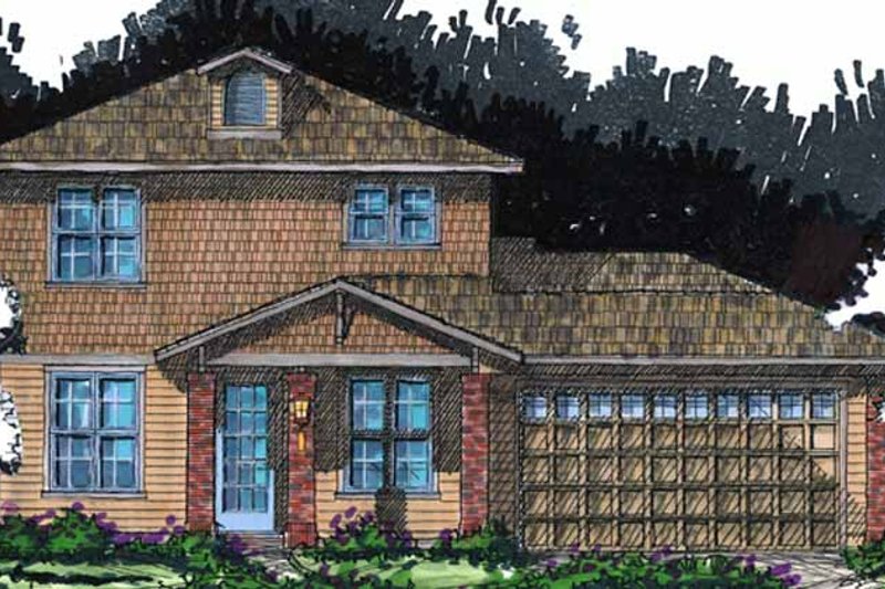 Home Plan - Country Exterior - Front Elevation Plan #1007-22