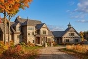 Traditional Style House Plan - 5 Beds 4.5 Baths 4179 Sq/Ft Plan #928-72 Exterior 