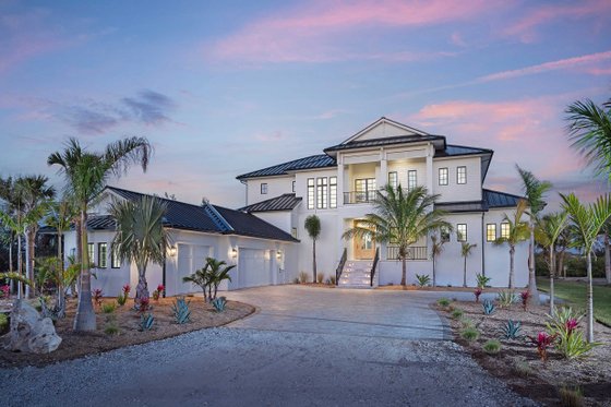 Exterior - Front Elevation 4 for Cottage House Plan #938-153 - 5 bed, 5.5 bath
