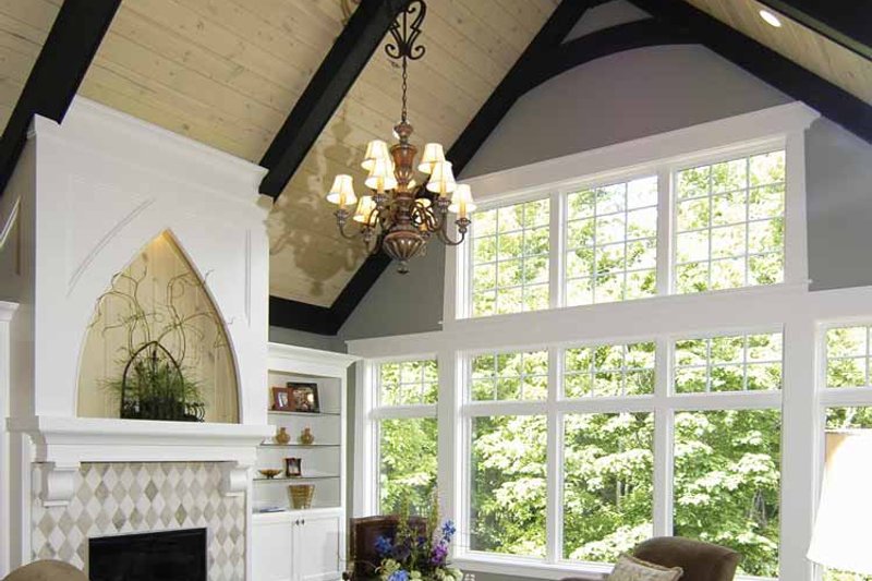 Home Plan - Interior - Family Room 2 for European House Plan #928-42 - 4 bed, 3.5 bath